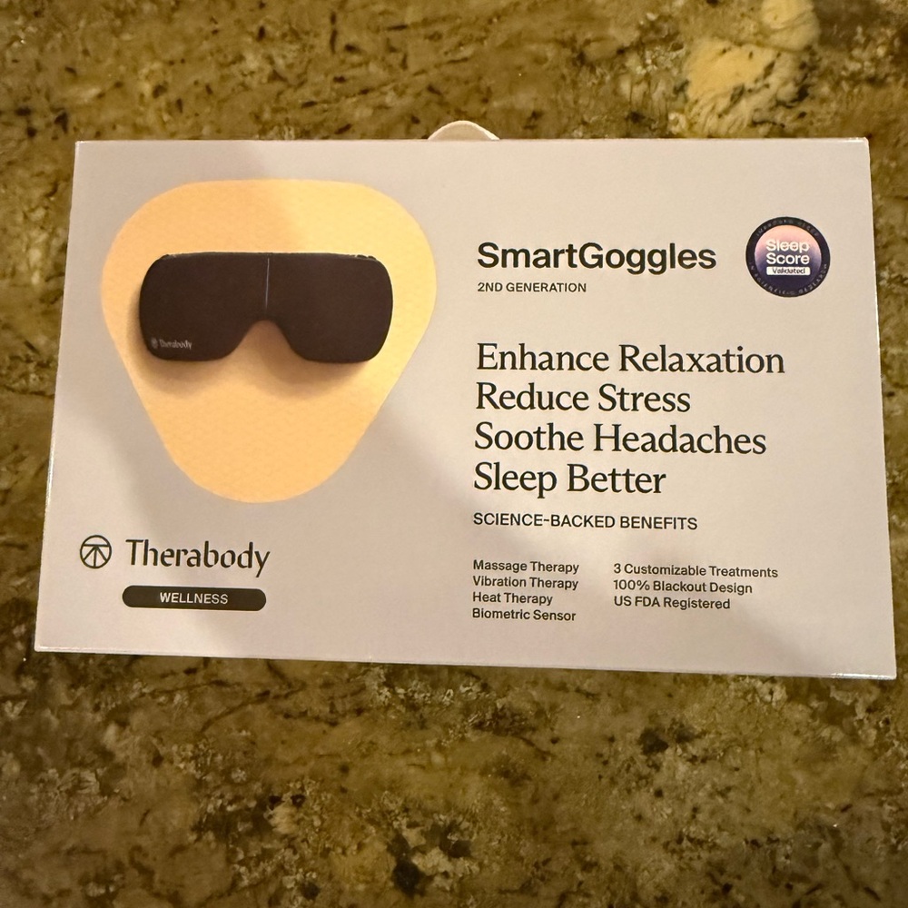 Therabody SmartGoggles - Sleek Black Design